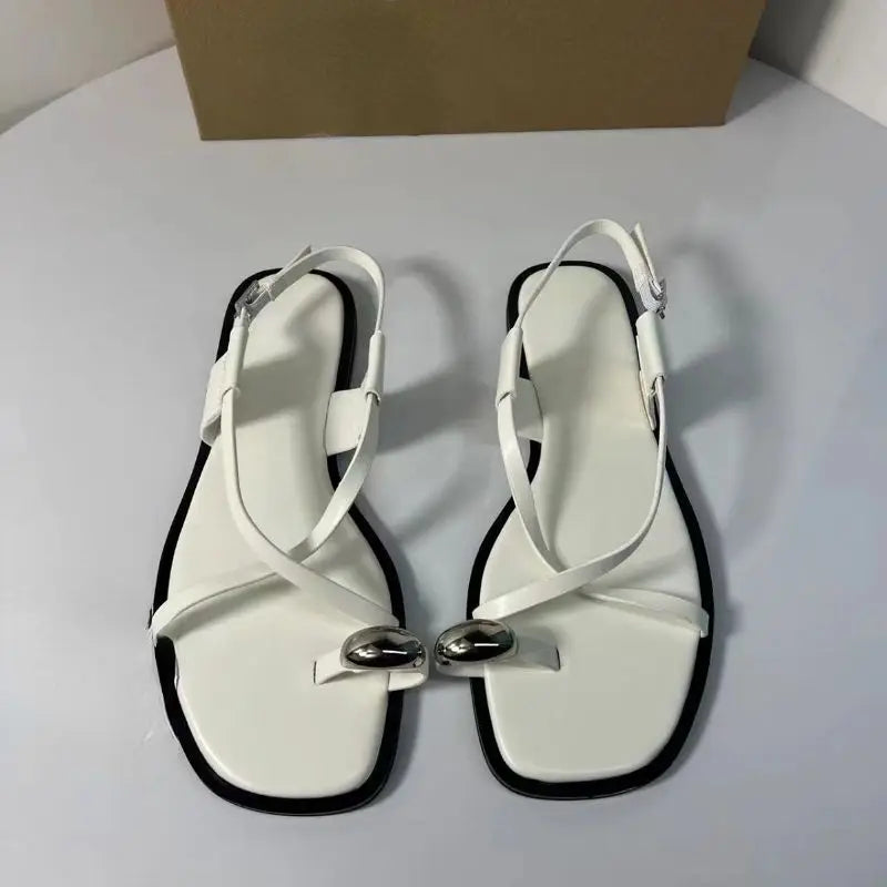 Summer Sandalias De Verano Gold Cute Trending Slipper Slides 2024 Footwear Ladies Sandals