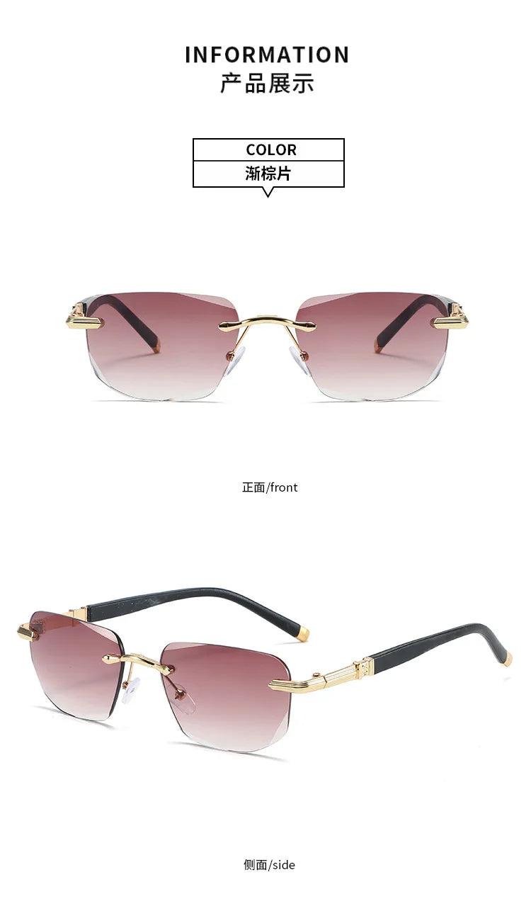 Square Reading Glasses Men Women Anti Blue Light Metal Frame Sunglasses Glasses Antifatigue Rectangle Computer Eyewear +1.5 +2.0