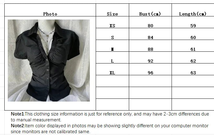 Vintage Aesthetic Women Personality Y2K Slim Clothing Fashion Shirts Harajuku Short Sleeve Tops Female Hot Classic Casual Tee