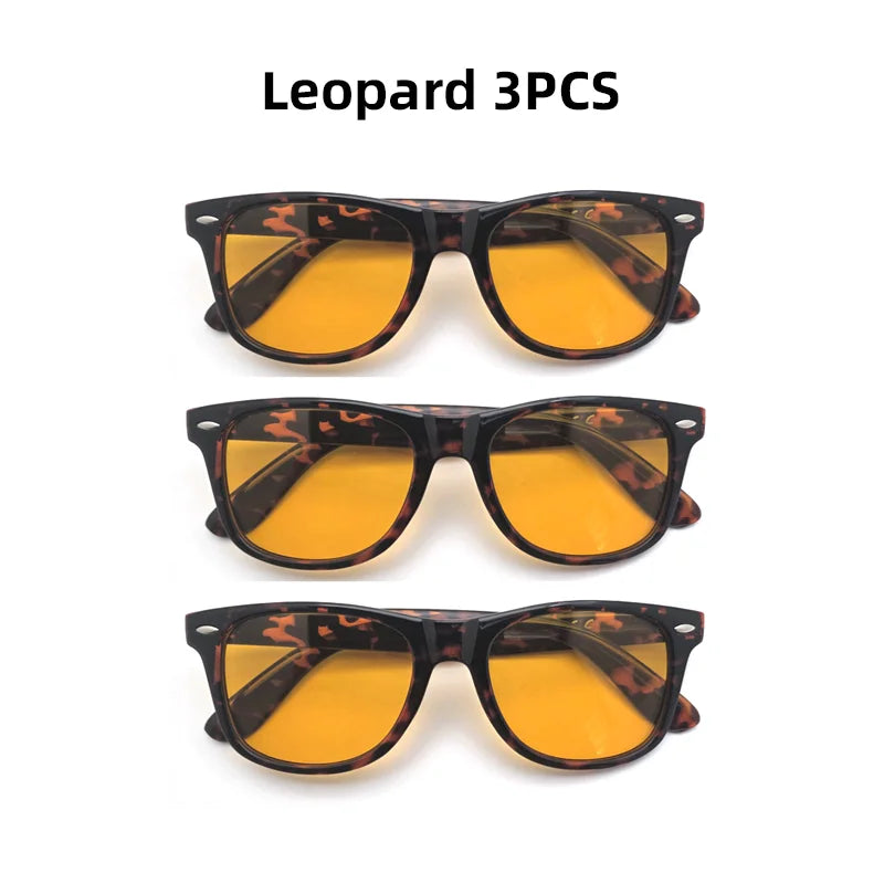 VIVIBEE Night Vision Blue Light Blocking Glasses Men Square Computer Eye  Eyeglasses Gaming Women Orange Eyewear